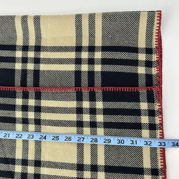 Vtg Ralph Lauren Country Wool Wrap Plaid Skirt Womens Sz 8 USA Old Money Preppy - Picture 10 of 13